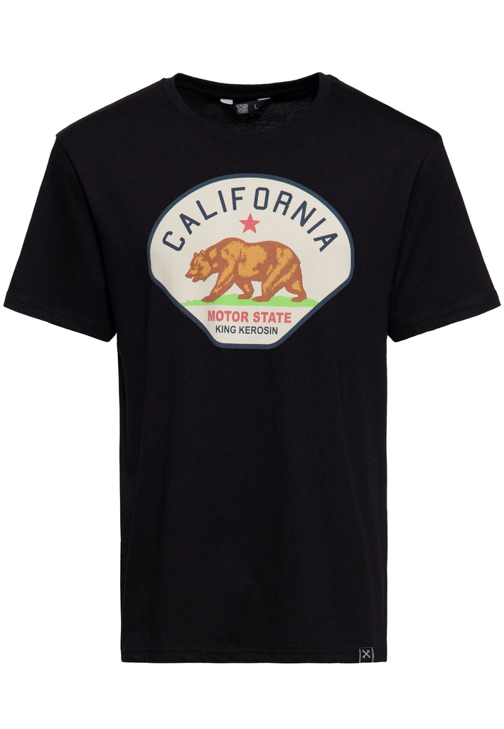 Queen Kerosin Print T-Shirt «California Motor State»