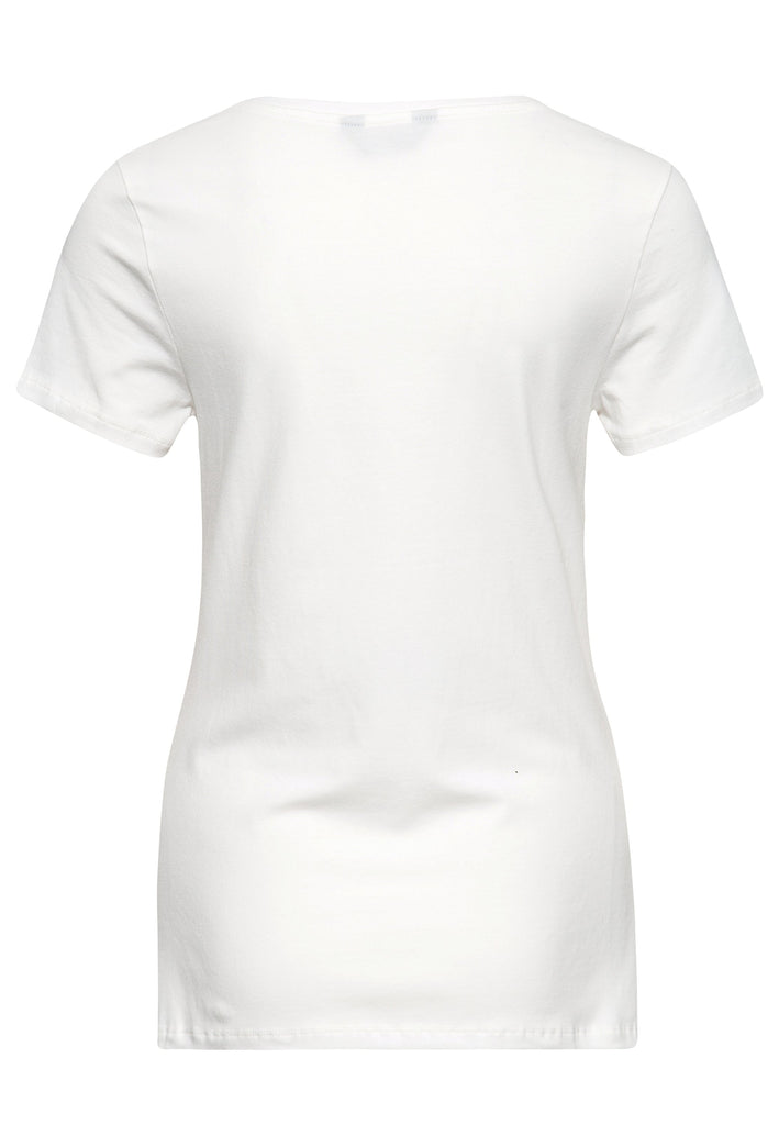 Queen Kerosin Print T-Shirt «Happy Wife»