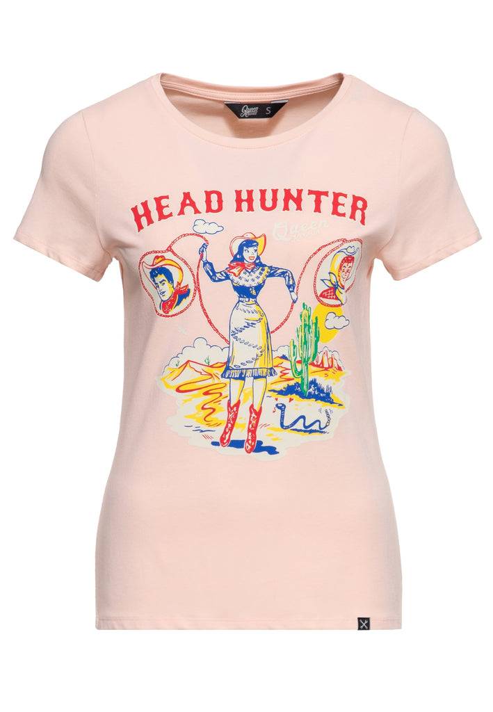 Queen Kerosin Print T-Shirt «Head Hunter»