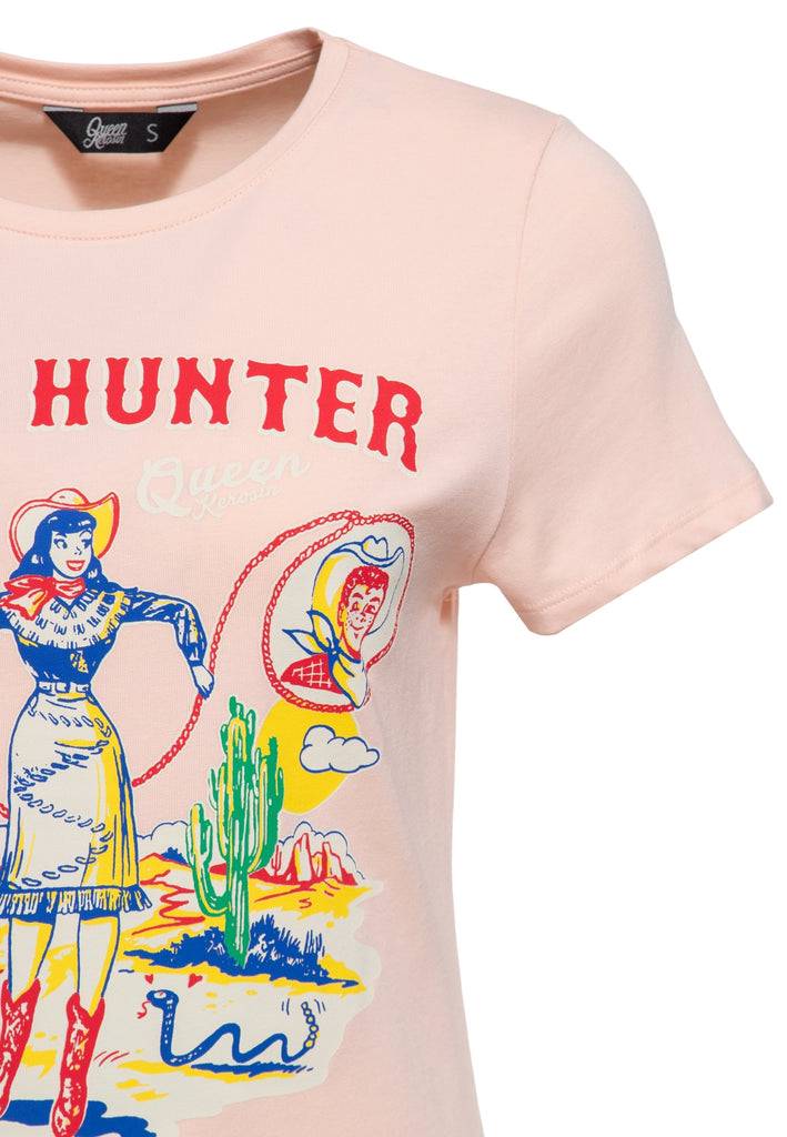 Queen Kerosin Print T-Shirt «Head Hunter»
