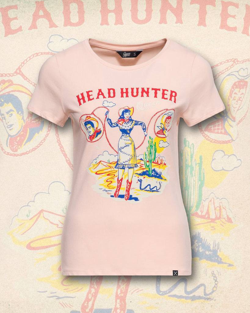 Queen Kerosin Print T-Shirt «Head Hunter»