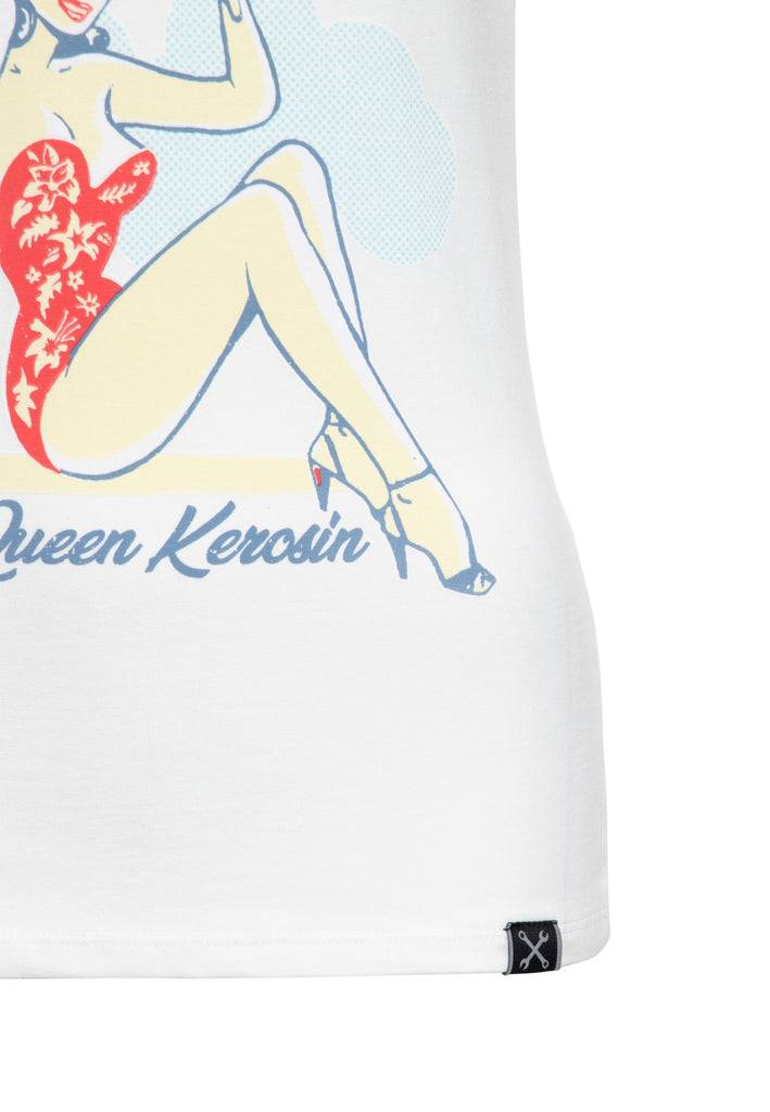 Queen Kerosin Print T-Shirt «I´m Not Your Angel»