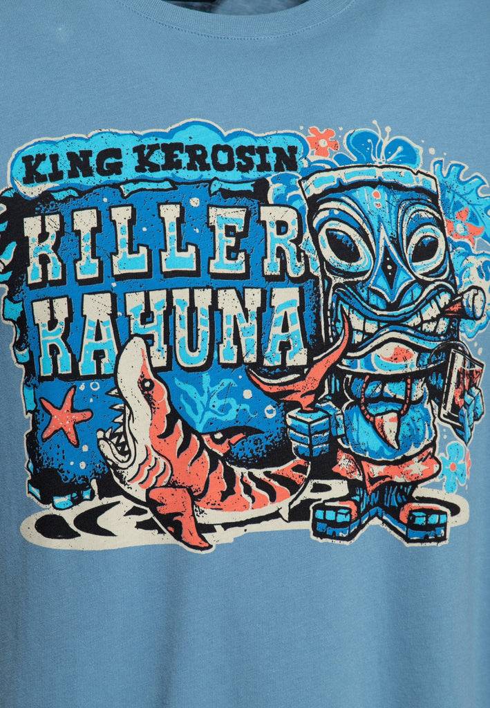 Queen Kerosin Print T-Shirt «Killer Kahuna»