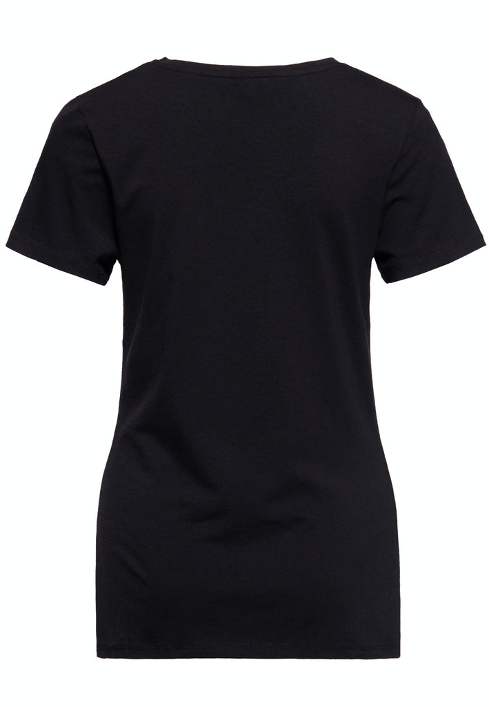 Queen Kerosin Print T-Shirt «Lucky»