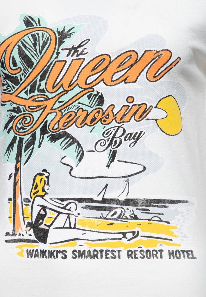 Queen Kerosin Print T-Shirt «Queens Bay»