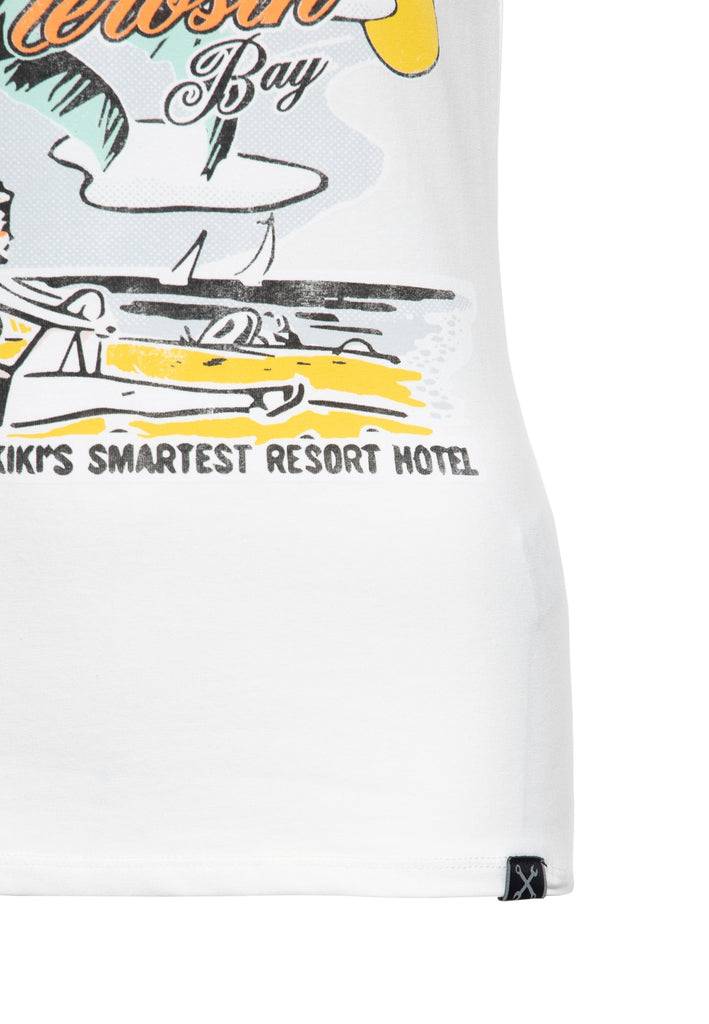 Queen Kerosin Print T-Shirt «Queens Bay»