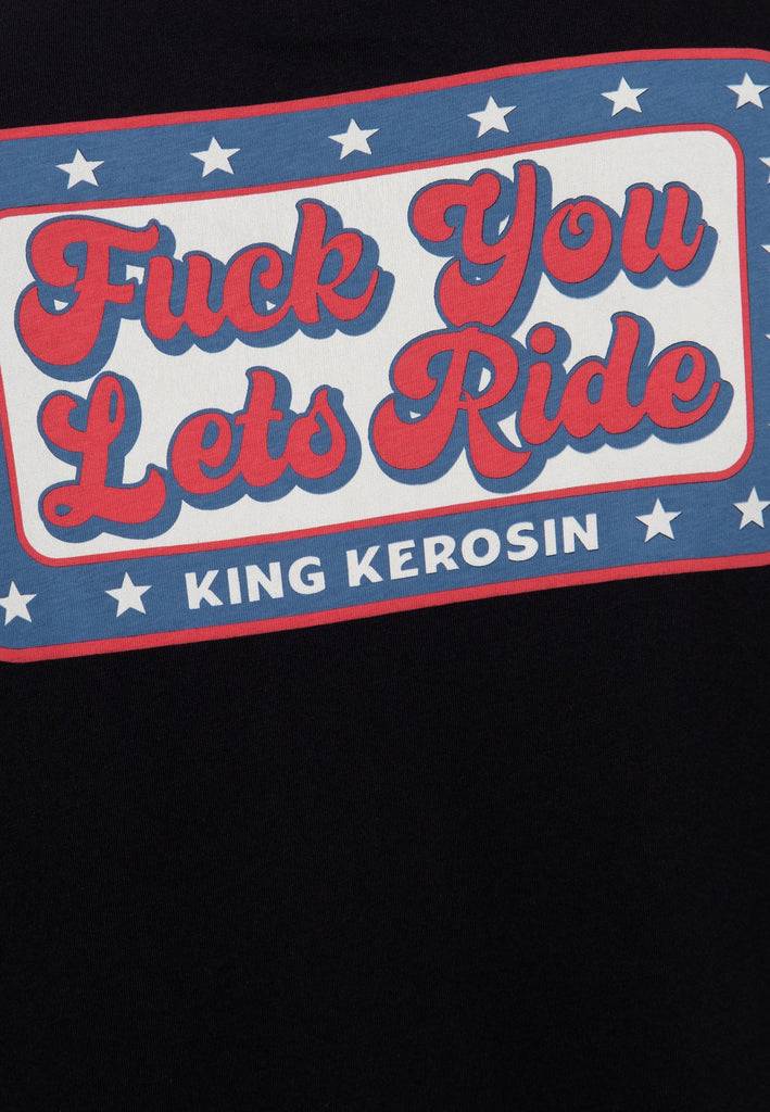 Queen Kerosin Print T-Shirt «Ride Or Die»
