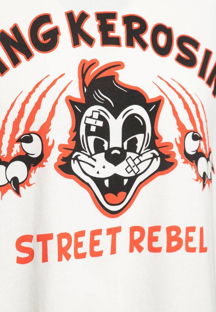 Queen Kerosin Print T-Shirt «Street Rebel»