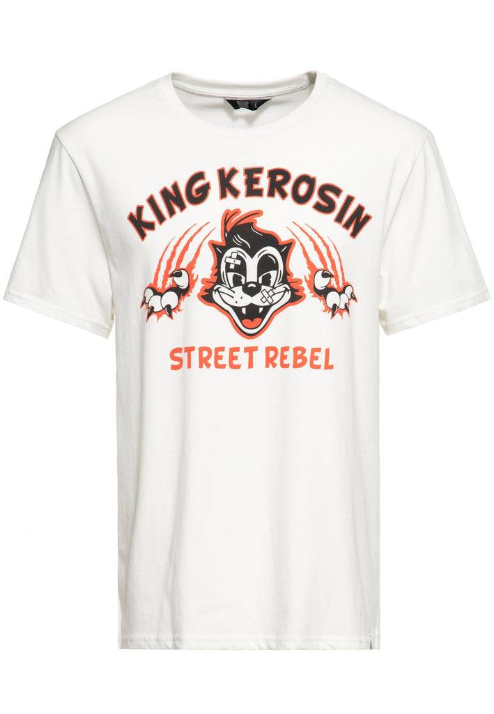 Queen Kerosin Print T-Shirt «Street Rebel»