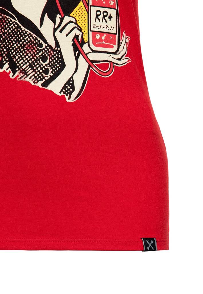 Queen Kerosin Print T-Shirt «You're My Blood Type»