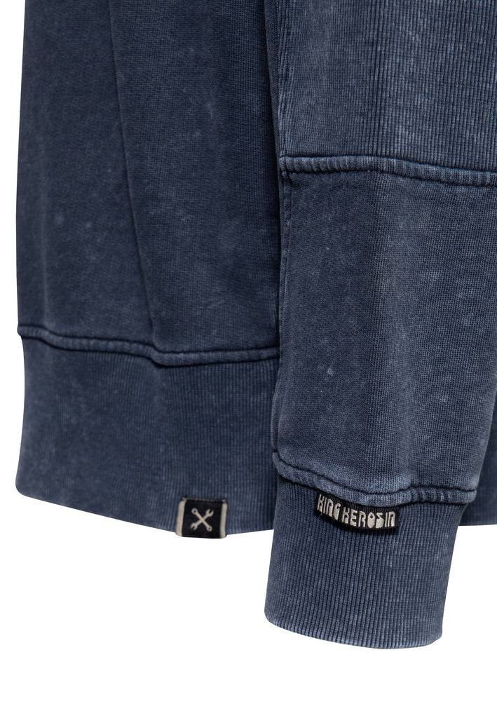 Queen Kerosin Pullover Acidwashed «Chopper Sun»