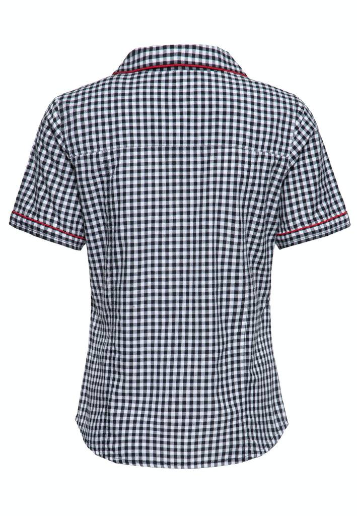 Queen Kerosin Retro Hemdbluse