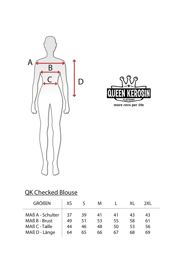 Queen Kerosin Retro Hemdbluse