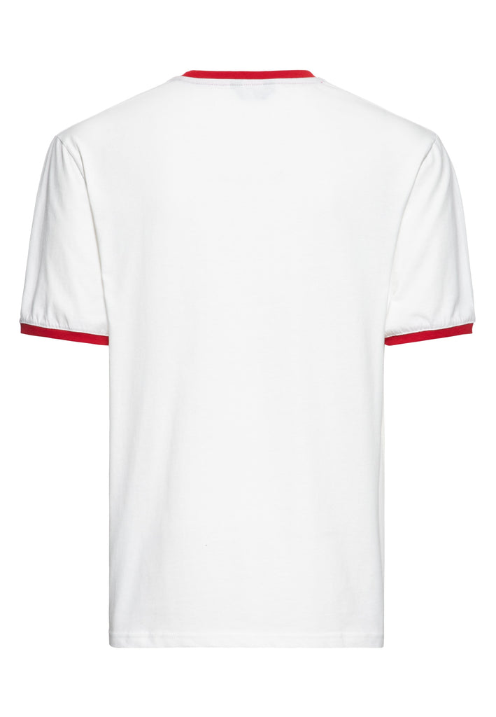 Queen Kerosin Ringer T-Shirt «Paris»