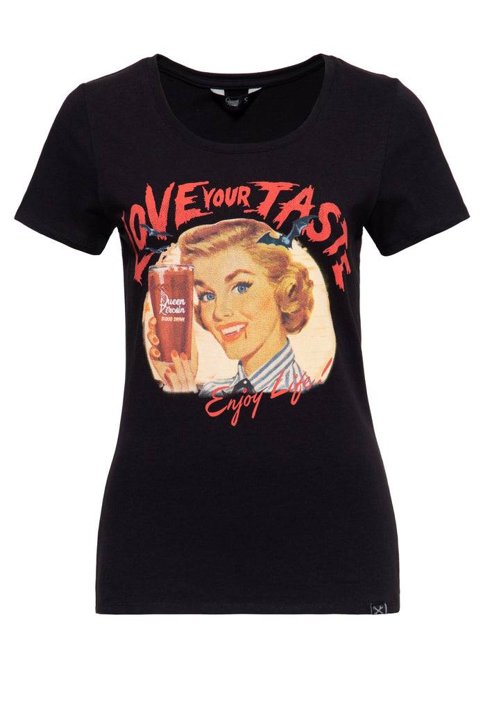 Queen Kerosin Slim Fit T-Shirt «Blood»