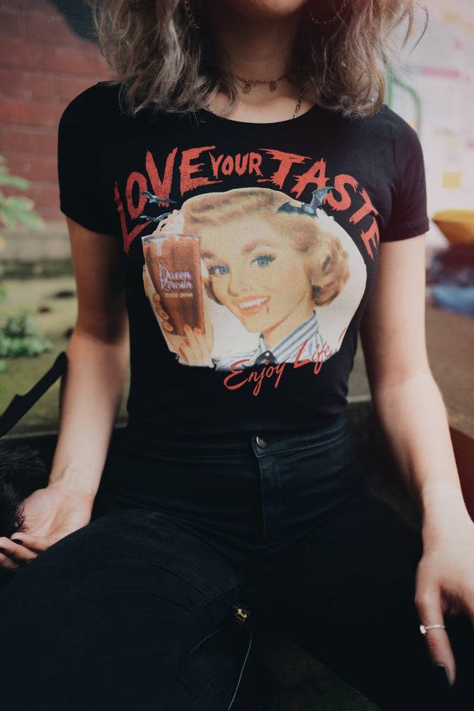 Queen Kerosin Slim Fit T-Shirt «Blood»