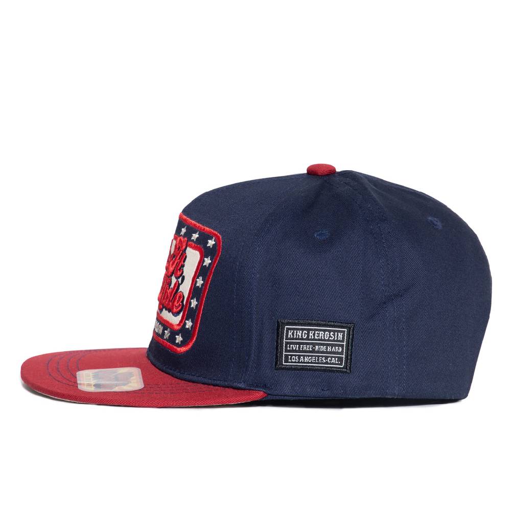 Queen Kerosin Snapback Cap «Fuck It - Lets Ride»