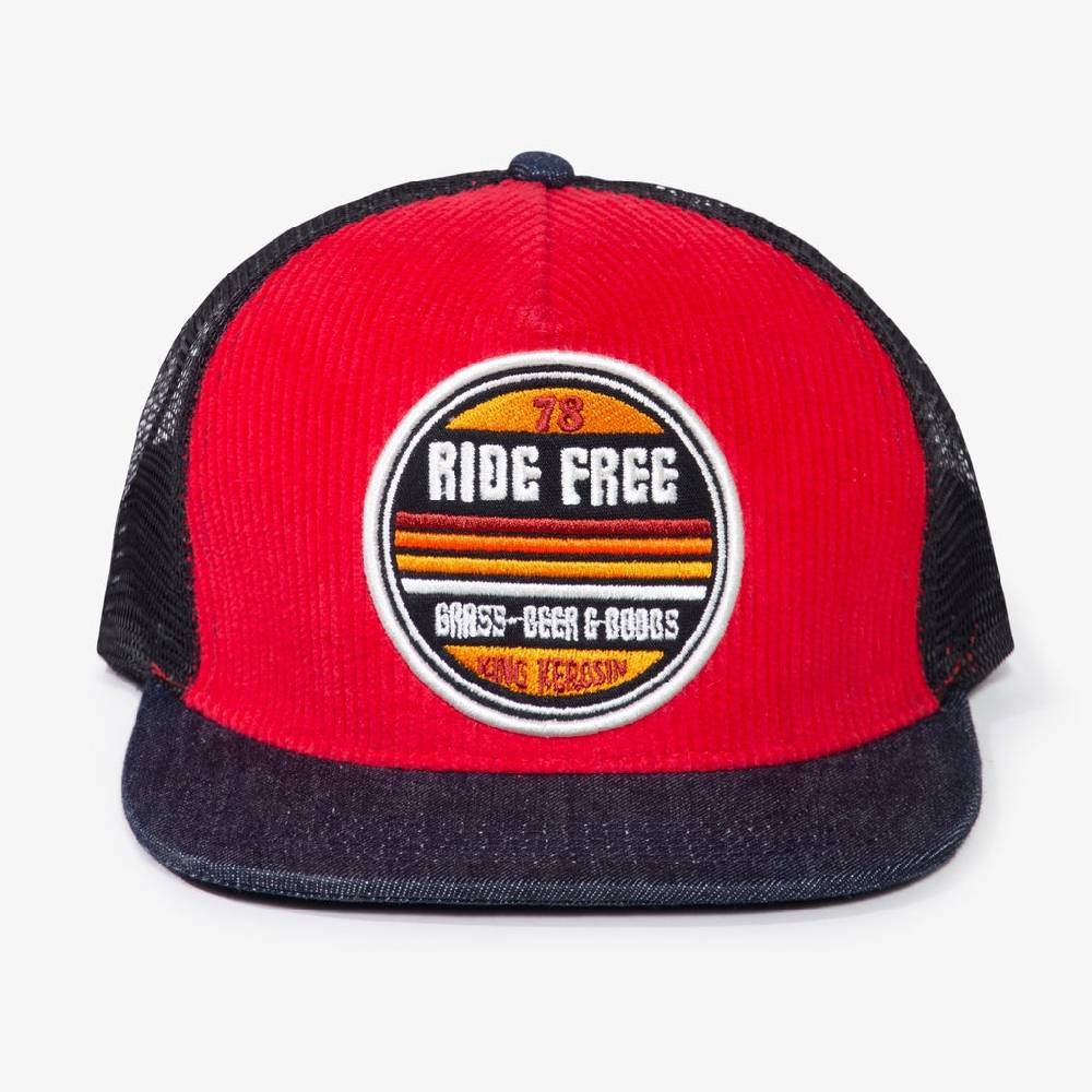 Queen Kerosin Snapback Mesh Cap «Ride Free»