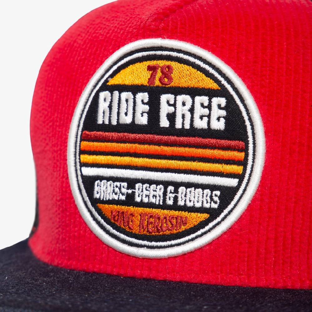 Queen Kerosin Snapback Mesh Cap «Ride Free»