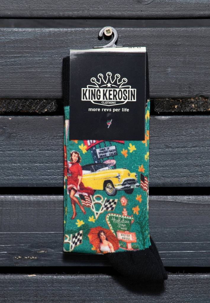 Queen Kerosin Socken «50s Flashback»