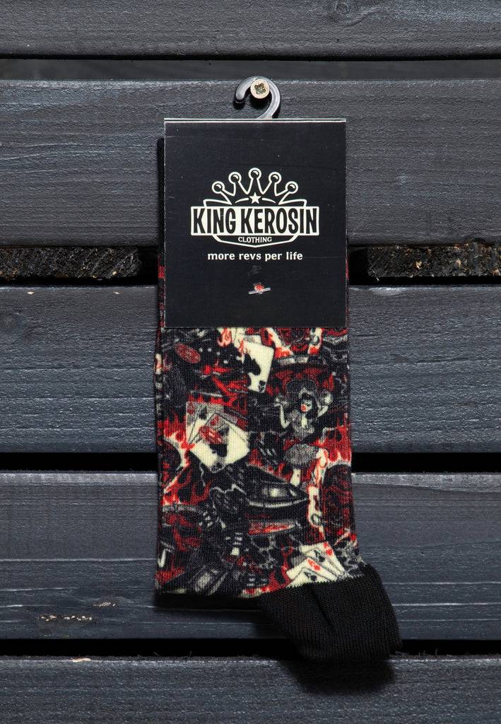 Queen Kerosin Socken «50s Rebel»