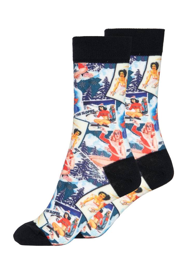 Queen Kerosin Socken «50s Winter»
