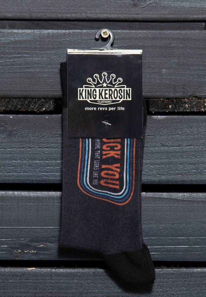 Queen Kerosin Socken «Fuck You»