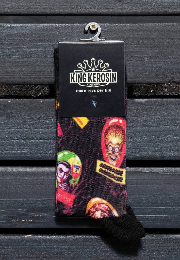 Queen Kerosin Socken «Monster Mashup»
