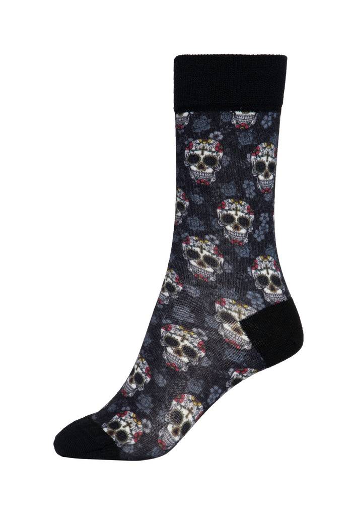 Queen Kerosin Socken «Sugar Skull»