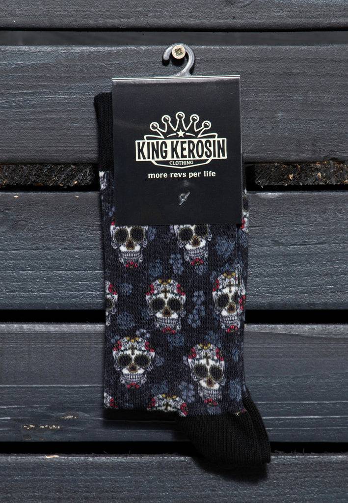 Queen Kerosin Socken «Sugar Skull»