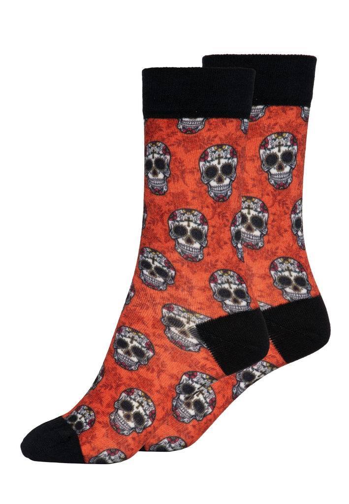 Queen Kerosin Socken «Sugar Skull»