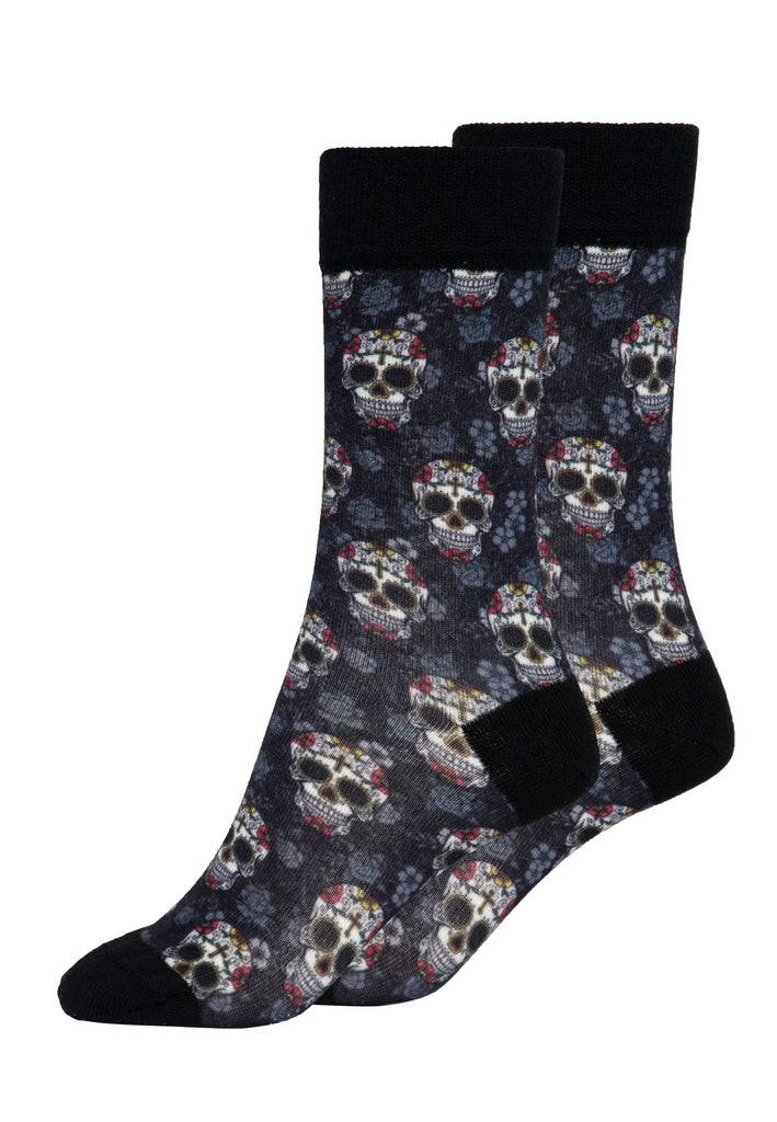 Queen Kerosin Socken «Sugar Skull»