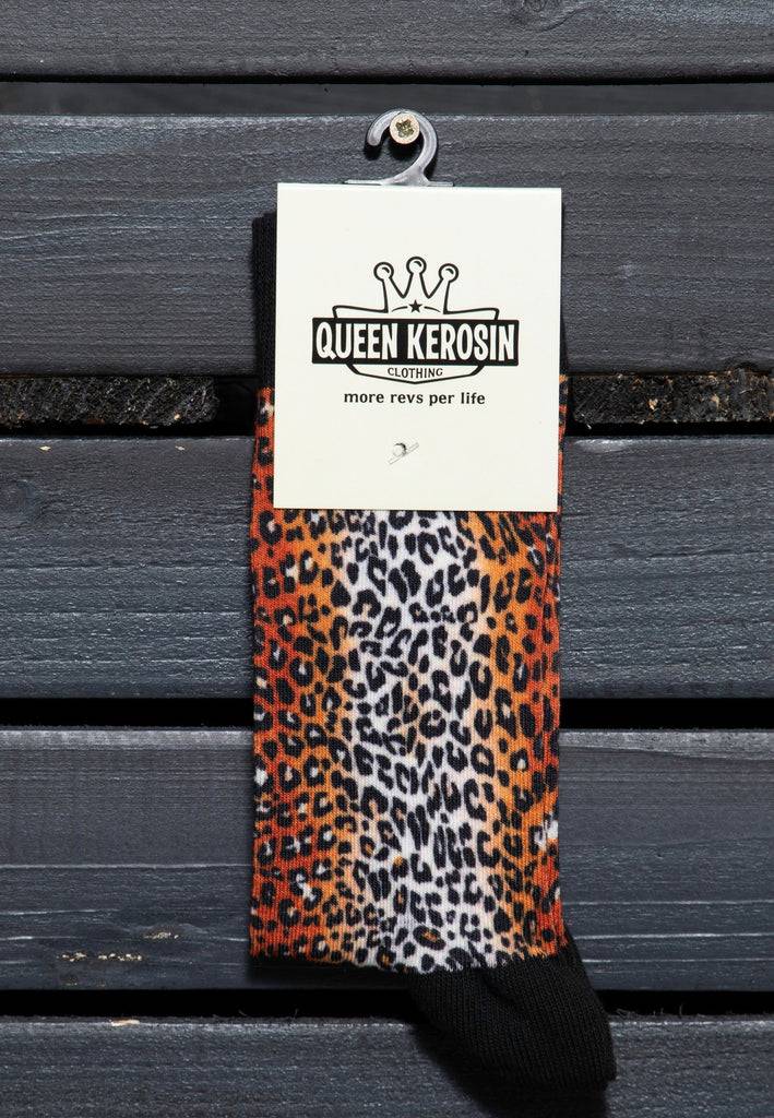 Queen Kerosin Socken «Wild Leo»