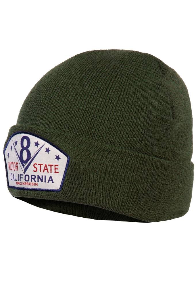 Queen Kerosin Strickmütze «Motor State California»