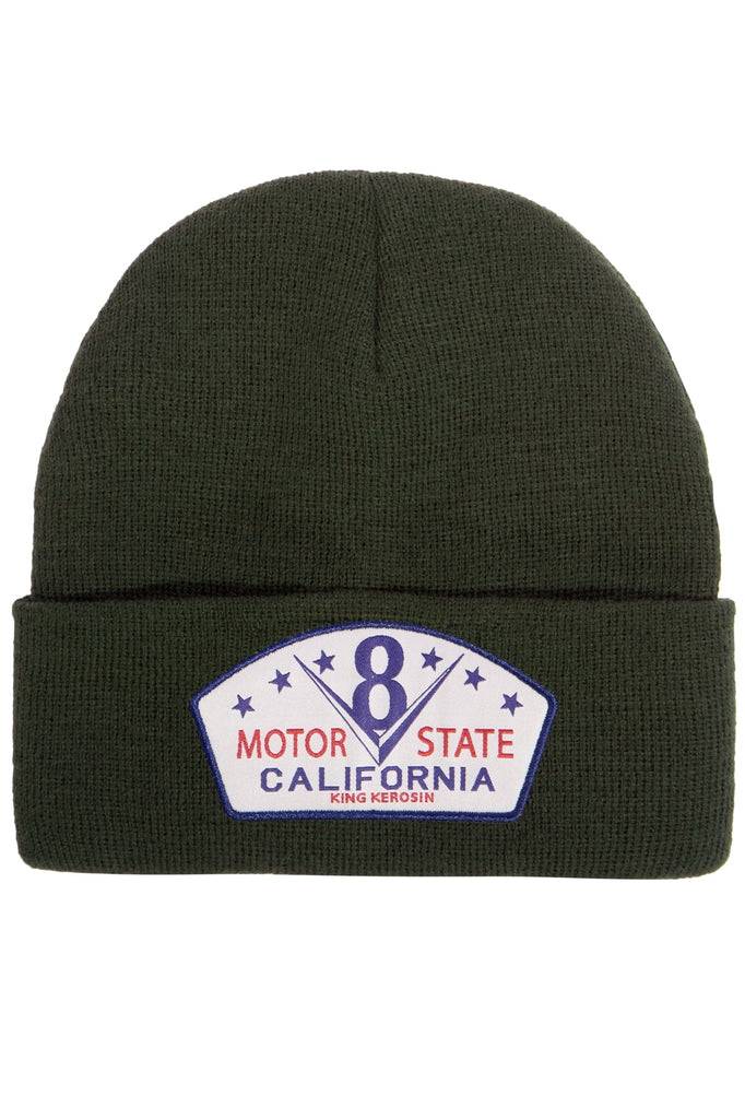 Queen Kerosin Strickmütze «Motor State California»