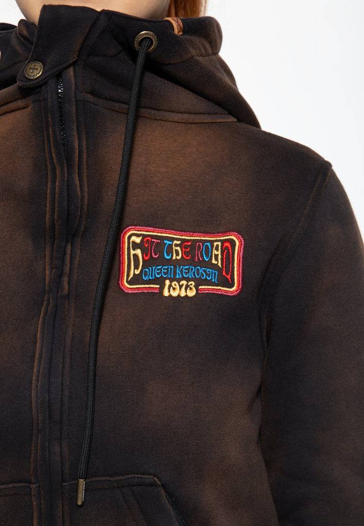 Queen Kerosin Sweatjacke «Hit The Road Queen»