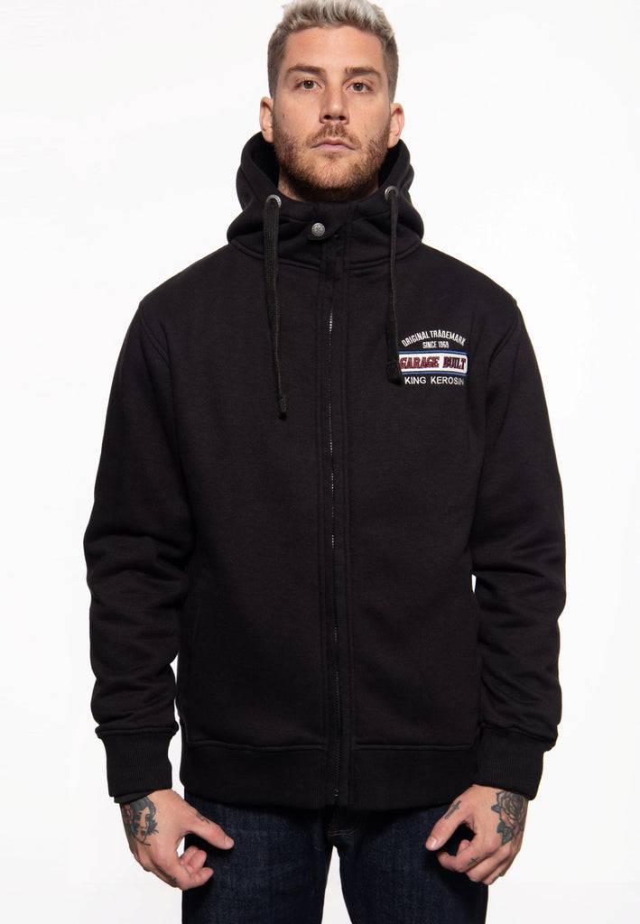 Queen Kerosin Sweatjacke Mit Kapuze «Garage Built»
