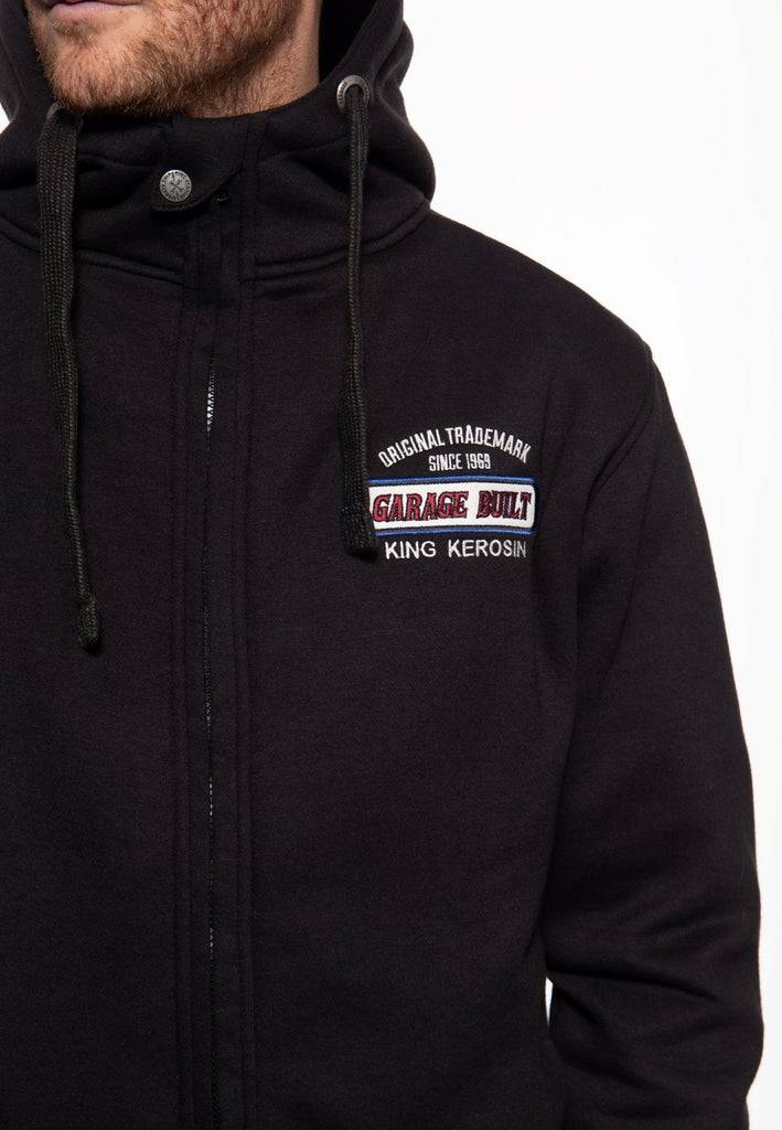 Queen Kerosin Sweatjacke Mit Kapuze «Garage Built»