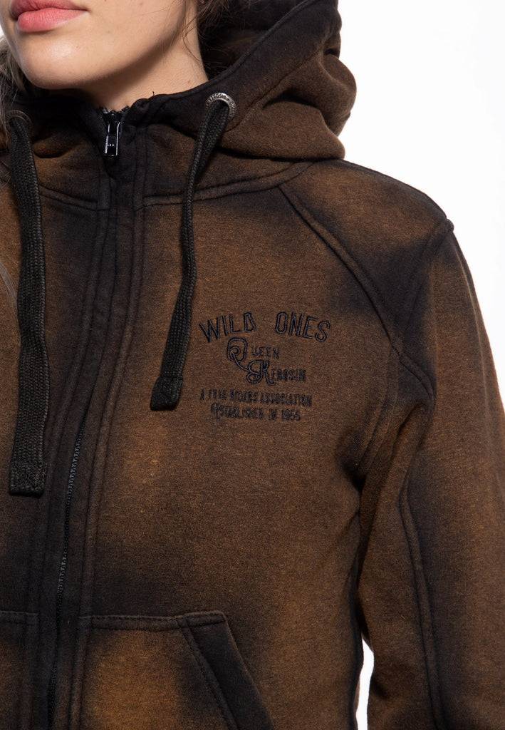Queen Kerosin Sweatjacke Mit Kapuze «Wild Ones»