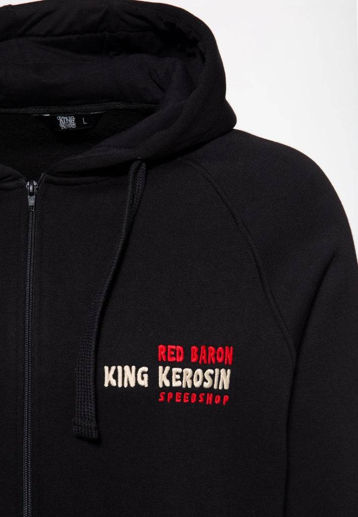 Queen Kerosin Sweatjacke «Red Baron»