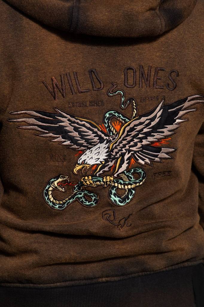 Queen Kerosin Sweatjacke «Wild Ones Ride Free»