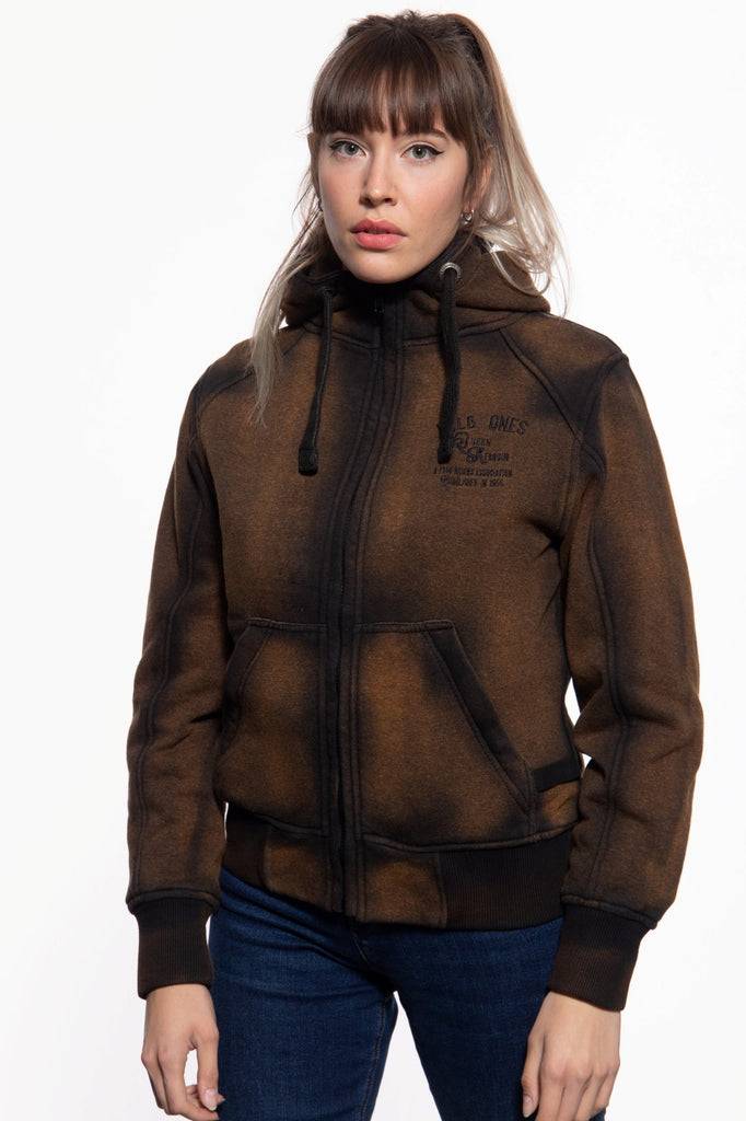 Queen Kerosin Sweatjacke «Wild Ones Ride Free»