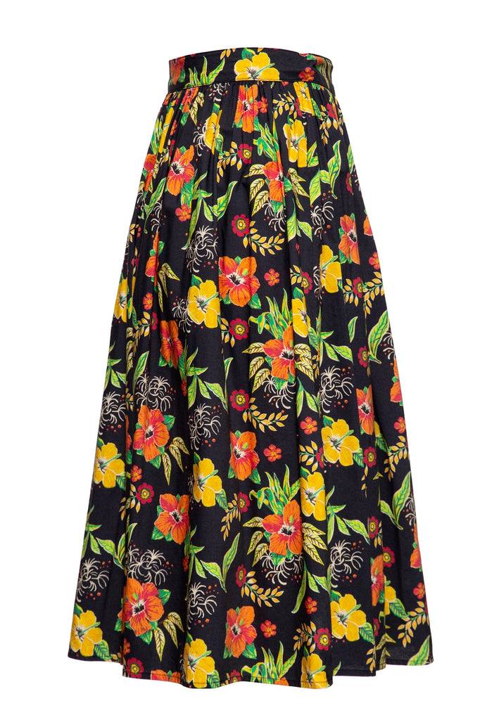 Queen Kerosin Swing Wickelrock «Hibiskus»