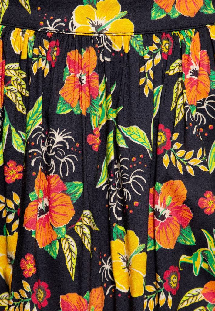 Queen Kerosin Swing Wickelrock «Hibiskus»