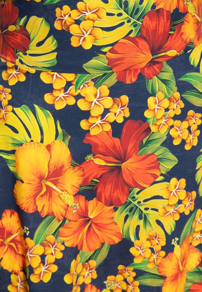 Queen Kerosin Swingkleid «Hibiskus»