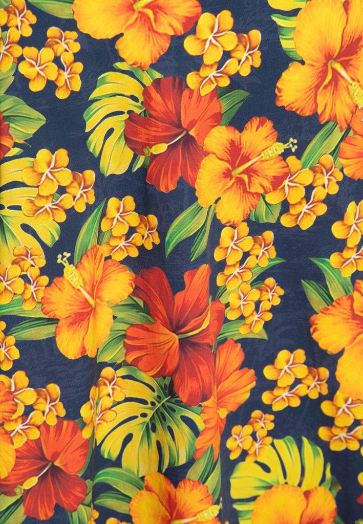 Queen Kerosin Swingkleid «Hibiskus»