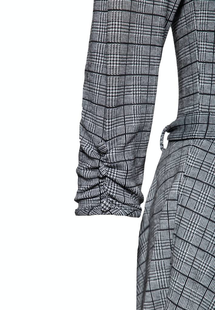 Queen Kerosin Swingkleid In Karo-Optik