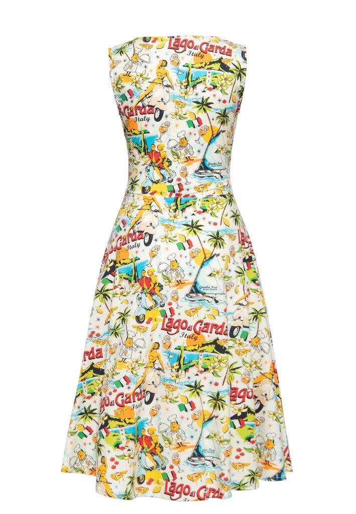 Queen Kerosin Swingkleid «Lago Di Garda»