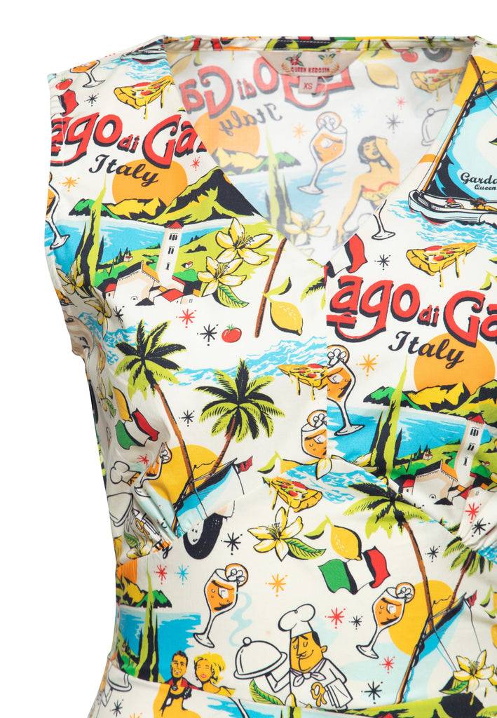 Queen Kerosin Swingkleid «Lago Di Garda»