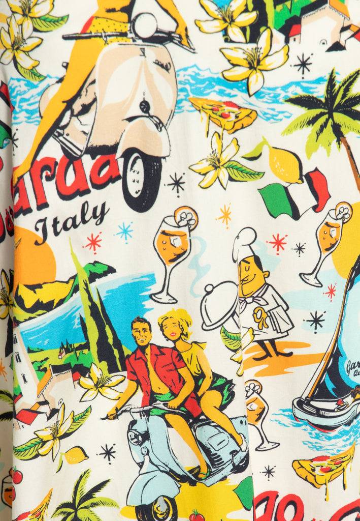 Queen Kerosin Swingkleid «Lago Di Garda»